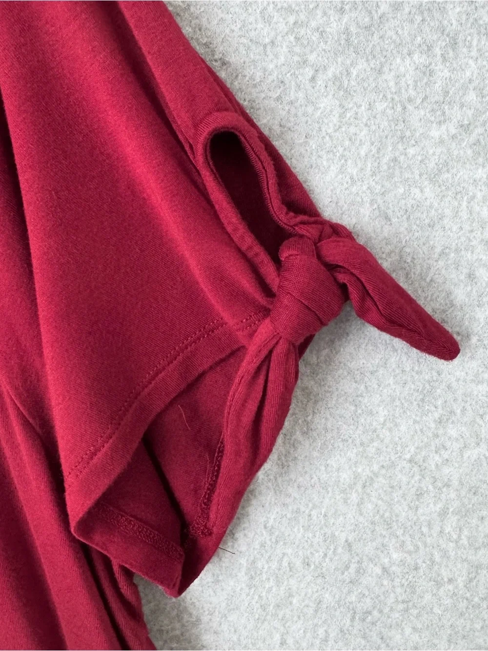 Torrid Super Soft Knit Top Tunic Womens 3X Red Stretch Casual Short Sleeve READ - Picture 5 of 15